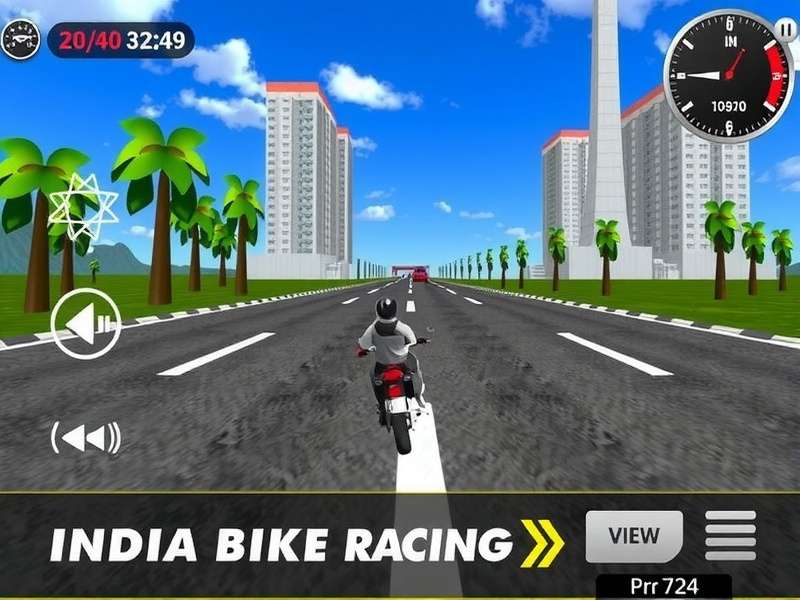 India Bike Racing game screenshot